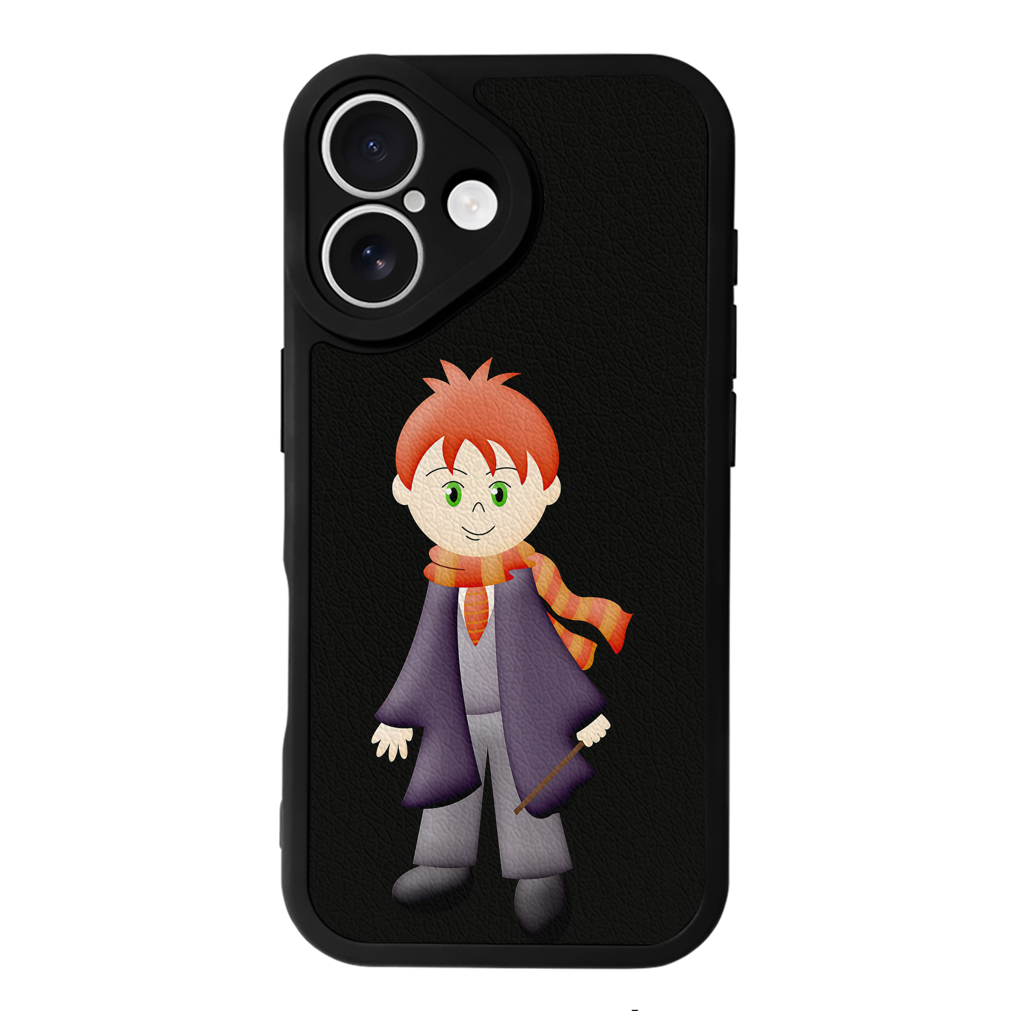 （画像用） Harry Potter ハリー・ポッターシリーズ 【iPhone 16シリーズ対応】シリコンスマホケース（レザー調） 材質：シリコン